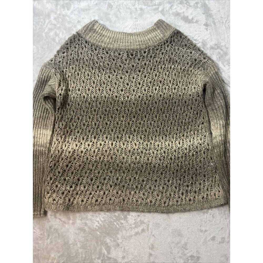 Women’s Tommy Bahama Knitted Sweater Cowl Neck Wool Blend Brown Size Medium - Picture 12 of 13
